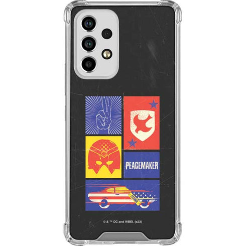 DC Comics Peacemaker Collage Galaxy A53 5G Clear Case