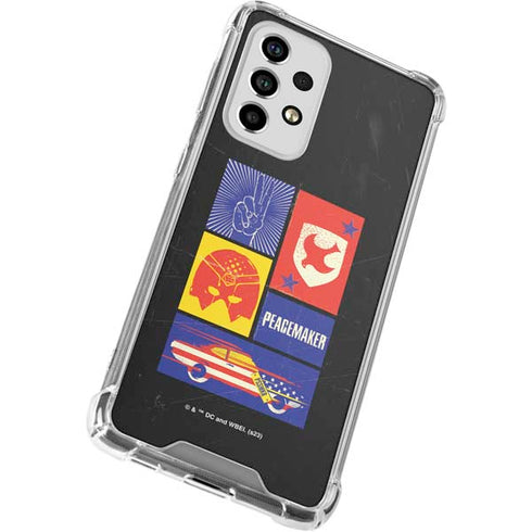 DC Comics Peacemaker Collage Galaxy A53 5G Clear Case