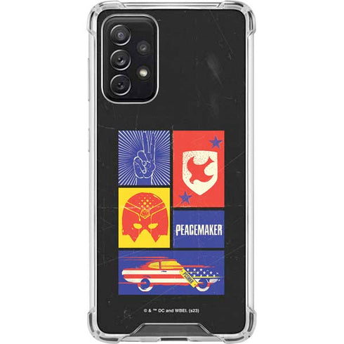 DC Comics Peacemaker Collage Galaxy A72 5G Clear Case