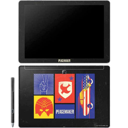 DC Comics Peacemaker Collage Galaxy Book 12in Skin