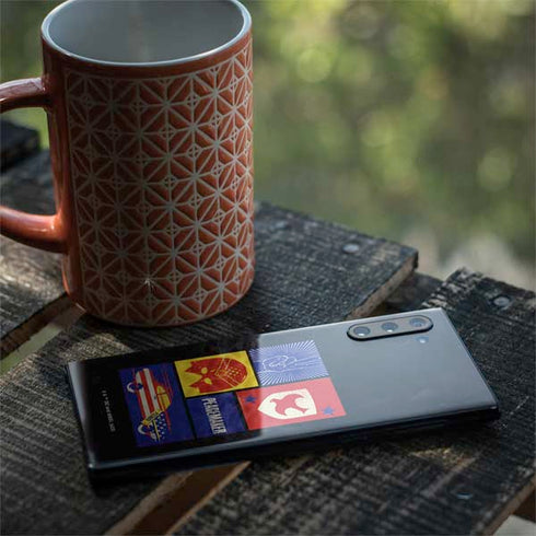 DC Comics Peacemaker Collage Galaxy Note 10 Skin