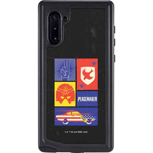 DC Comics Peacemaker Collage Galaxy Note 10 Waterproof Case