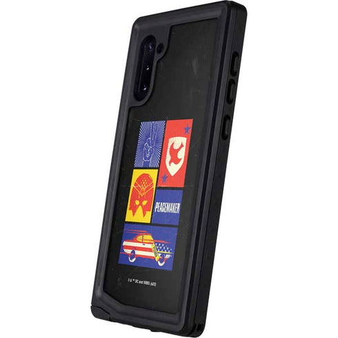 DC Comics Peacemaker Collage Galaxy Note 10 Waterproof Case