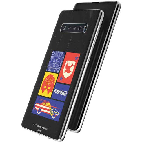 DC Comics Peacemaker Collage Galaxy S10 Plus Skin