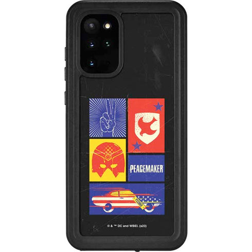 DC Comics Peacemaker Collage Galaxy S20 Plus Waterproof Case