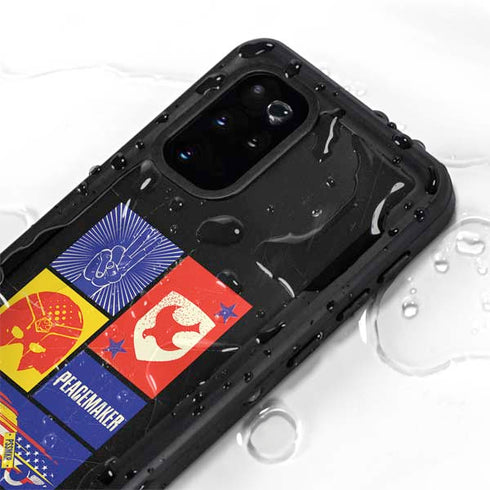DC Comics Peacemaker Collage Galaxy S20 Plus Waterproof Case