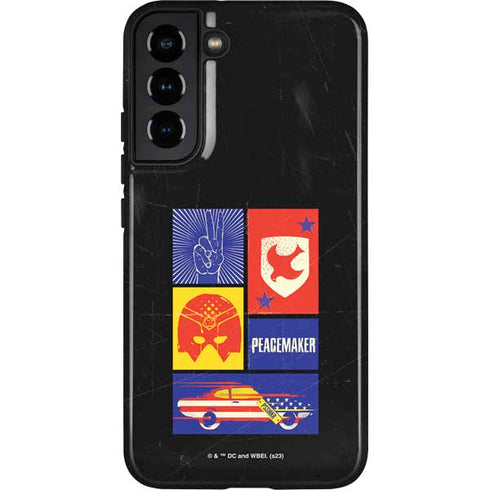 DC Comics Peacemaker Collage Galaxy S22 Plus Pro Case