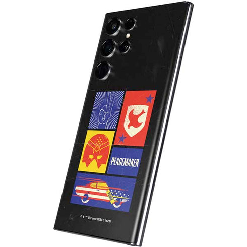 DC Comics Peacemaker Collage Galaxy S22 Ultra Skin