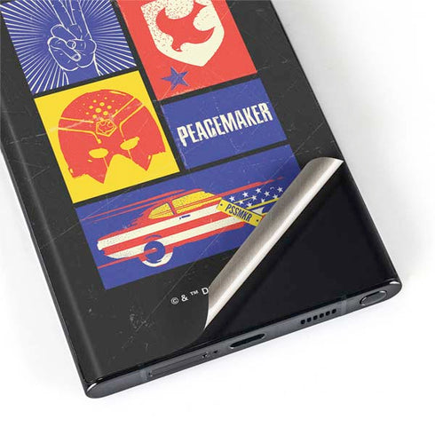 DC Comics Peacemaker Collage Galaxy S22 Ultra Skin