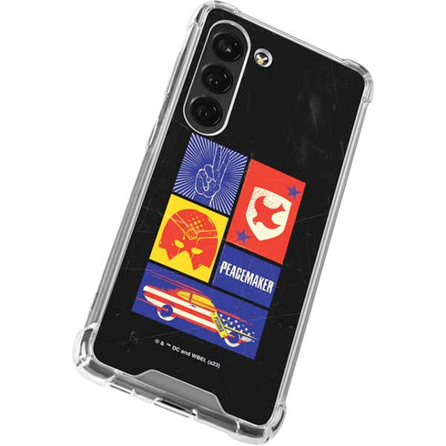 DC Comics Peacemaker Collage Galaxy S23 Clear Case