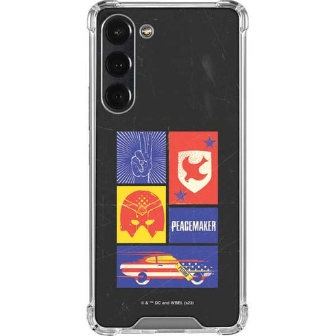 DC Comics Peacemaker Collage Galaxy S23 Plus Clear Case