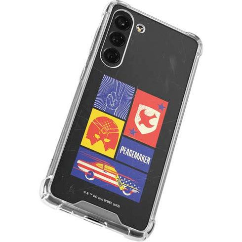 DC Comics Peacemaker Collage Galaxy S24 FE Clear Case