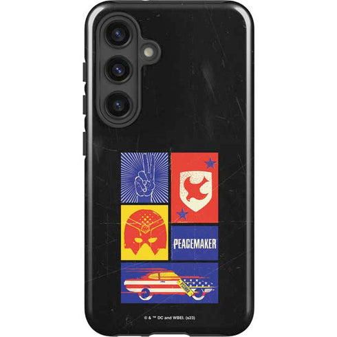 DC Comics Peacemaker Collage Galaxy S25 Plus Impact Case