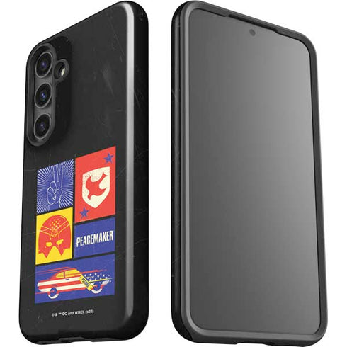 DC Comics Peacemaker Collage Galaxy S25 Plus Impact Case