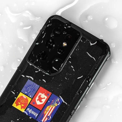 DC Comics Peacemaker Collage Galaxy S24 Ultra Waterproof Case