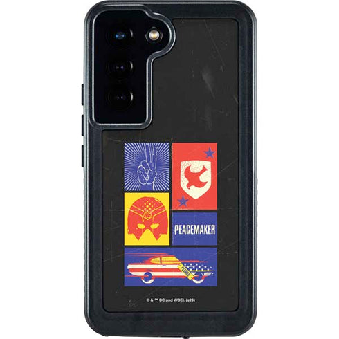 DC Comics Peacemaker Collage Galaxy S24 Waterproof Case