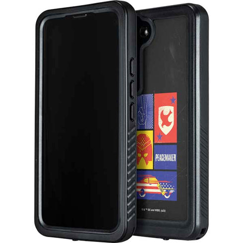 DC Comics Peacemaker Collage Galaxy S24 Waterproof Case