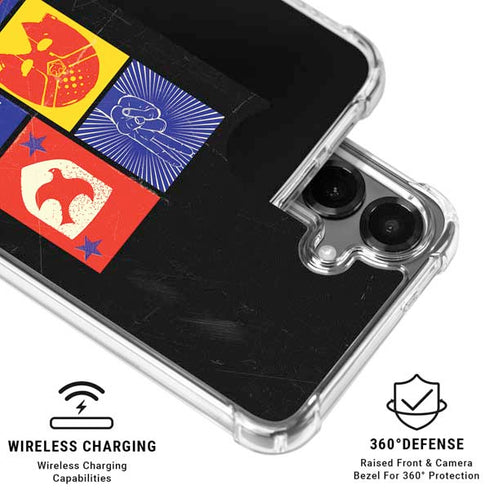 DC Comics Peacemaker Collage Galaxy S26 Plus Clear Case