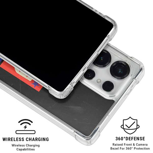 DC Comics Peacemaker Collage Galaxy S26 Ultra Clear Case