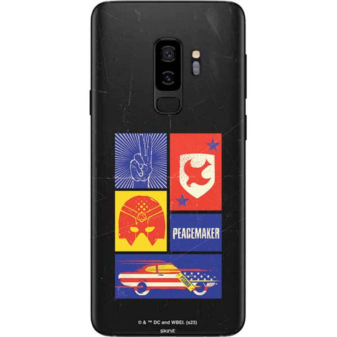 DC Comics Peacemaker Collage Galaxy S9 Plus Skin
