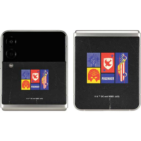 DC Comics Peacemaker Collage Galaxy Z Flip3 5G Skin