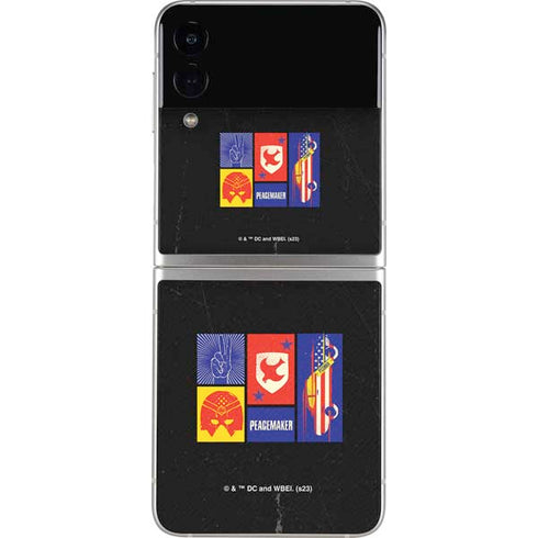 DC Comics Peacemaker Collage Galaxy Z Flip3 5G Skin