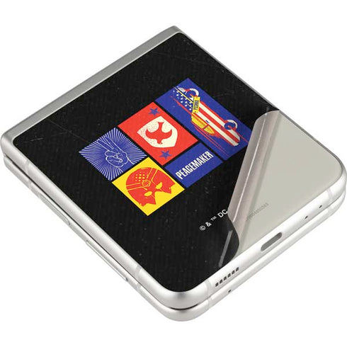 DC Comics Peacemaker Collage Galaxy Z Flip4 5G Skin