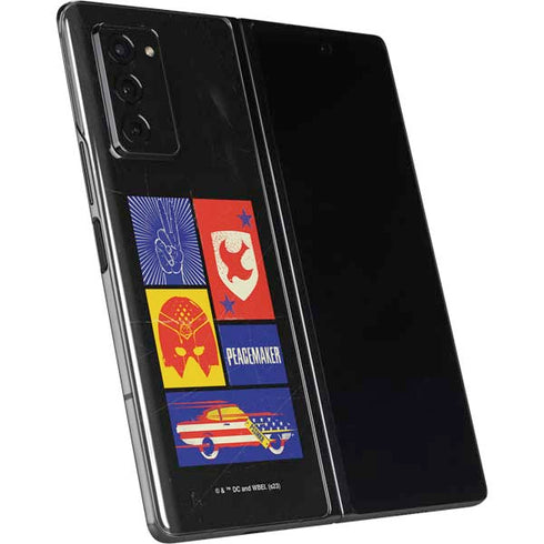 DC Comics Peacemaker Collage Galaxy Z Fold2 5G Skin