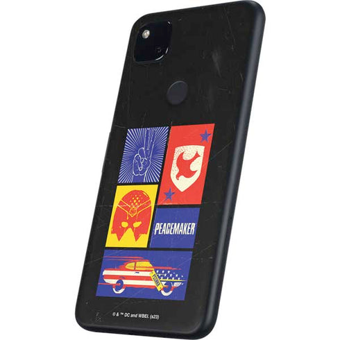 DC Comics Peacemaker Collage Google Pixel 4a Skin