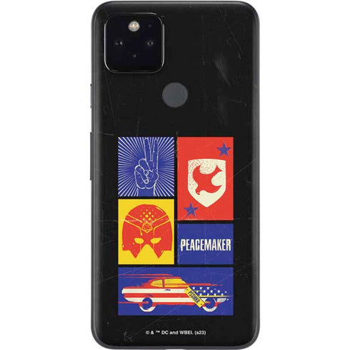 DC Comics Peacemaker Collage Google Pixel 5 Skin