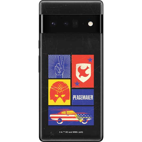 DC Comics Peacemaker Collage Google Pixel 6 Pro Skin