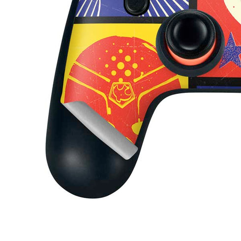 DC Comics Peacemaker Collage Google Stadia Controller Skin