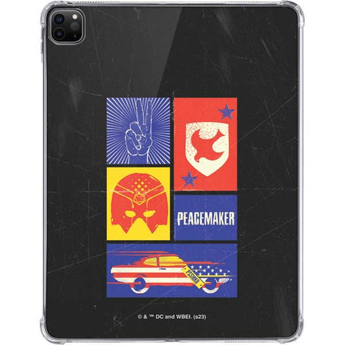 DC Comics Peacemaker Collage iPad Pro 11in (2024) Clear Case