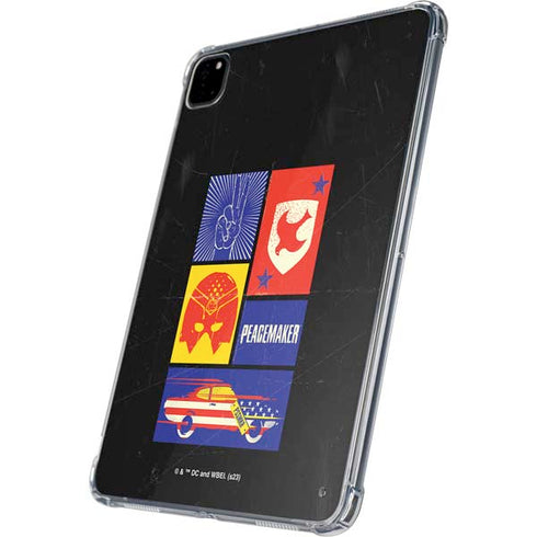 DC Comics Peacemaker Collage iPad Pro 11in (2024) Clear Case