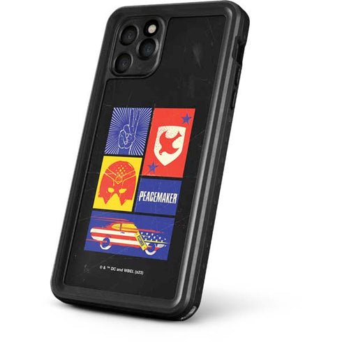 DC Comics Peacemaker Collage iPhone 11 Pro Waterproof Case