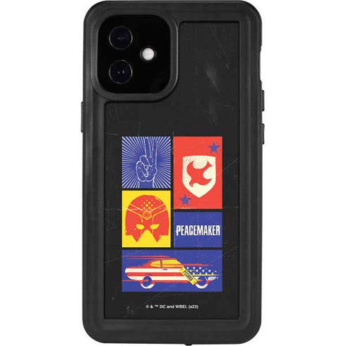 DC Comics Peacemaker Collage iPhone 12 Mini Waterproof Case
