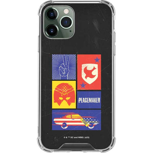 DC Comics Peacemaker Collage iPhone 12 Pro Clear Case