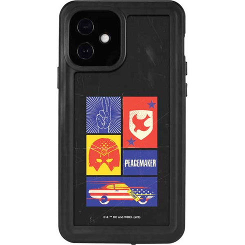 DC Comics Peacemaker Collage iPhone 12 Waterproof Case