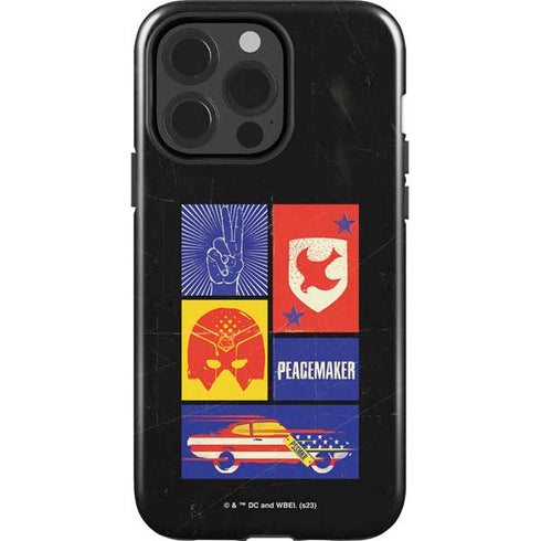 DC Comics Peacemaker Collage iPhone 14 Pro Impact Case