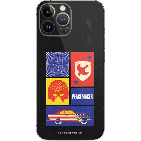 DC Comics Peacemaker Collage iPhone 14 Pro Max Skin