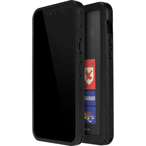 DC Comics Peacemaker Collage iPhone 14 Pro Max Waterproof Case