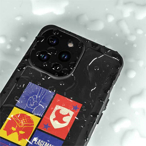 DC Comics Peacemaker Collage iPhone 14 Pro Max Waterproof Case