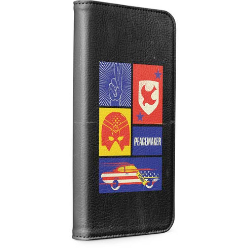 DC Comics Peacemaker Collage iPhone 15 Plus Folio Case