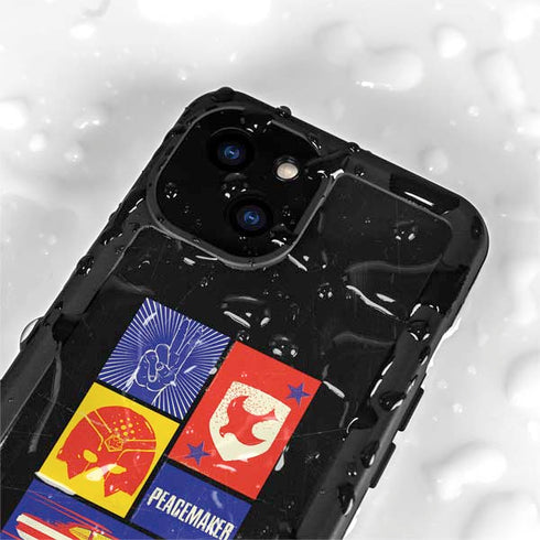 DC Comics Peacemaker Collage iPhone 15 Plus Waterproof Case