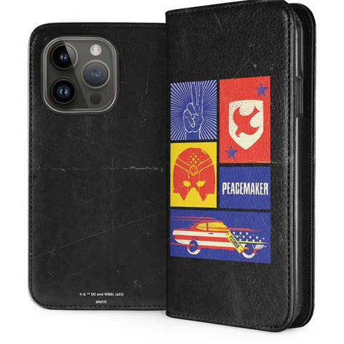 DC Comics Peacemaker Collage iPhone 15 Pro Folio Case