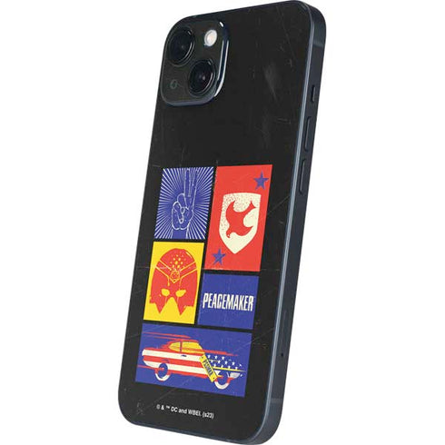 DC Comics Peacemaker Collage iPhone 15 Skin