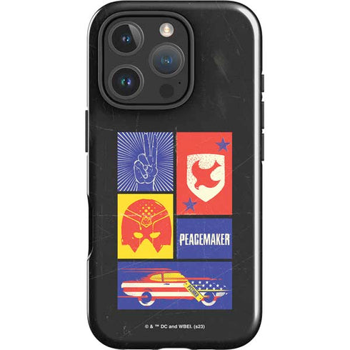 DC Comics Peacemaker Collage iPhone 16 Pro Impact Case