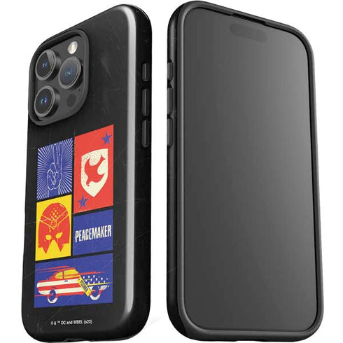 DC Comics Peacemaker Collage iPhone 16 Pro Impact Case