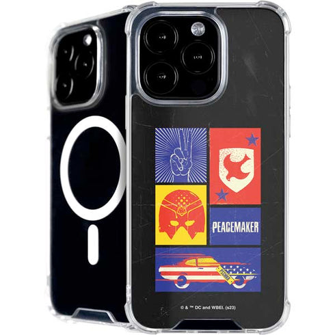DC Comics Peacemaker Collage iPhone 16 Pro Max MagSafe Case