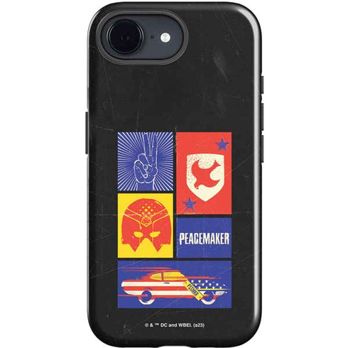 DC Comics Peacemaker Collage iPhone 16e Impact Case